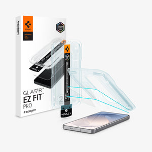 Spigen Galaxy S26 FE GLAS.tR EZ Fit Pro two-pack screen protector kit