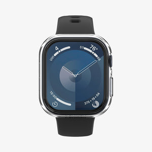 ACS08602 - Apple Watch Series 11 / 10 (46mm) Case Thin Fit in Crystal Clear showing the front and partial sides