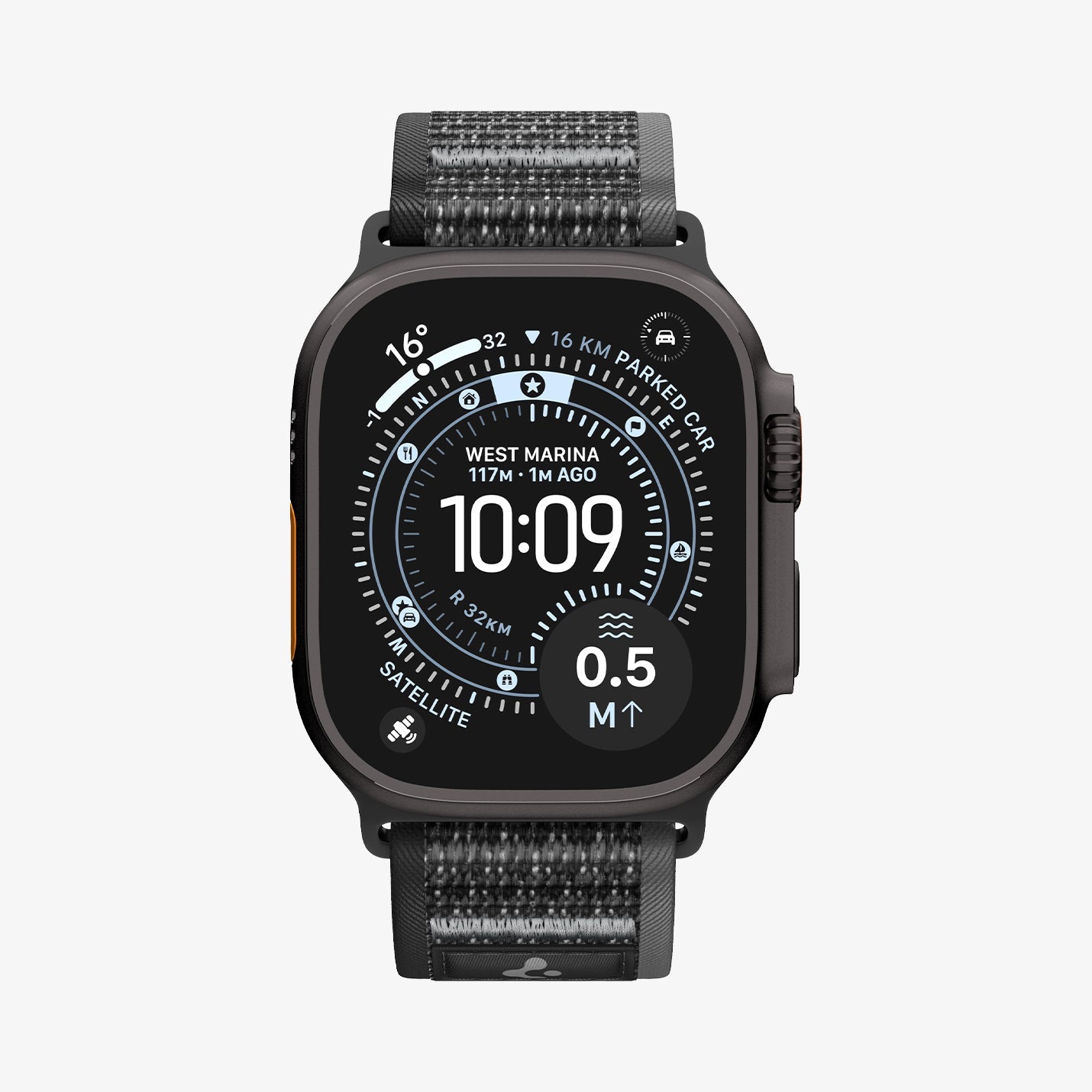 Spigen Athlex Air 2 Apple Watch band in Active Black Gray