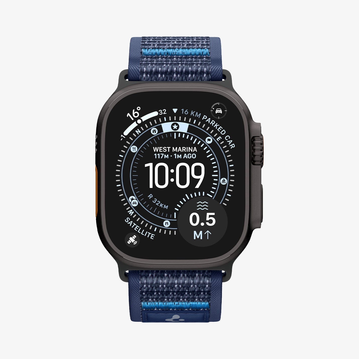 Spigen Athlex Air 2 Apple Watch band in Active Navy Blue