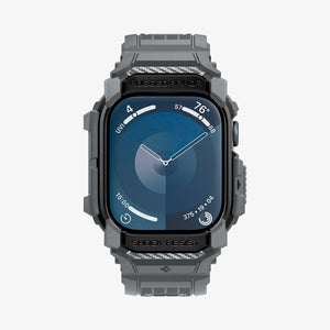 ACS08605 - Apple Watch Series 11 / 10 (46mm) Case Rugged Armor Pro in Dark Gray showing the front and partial sides