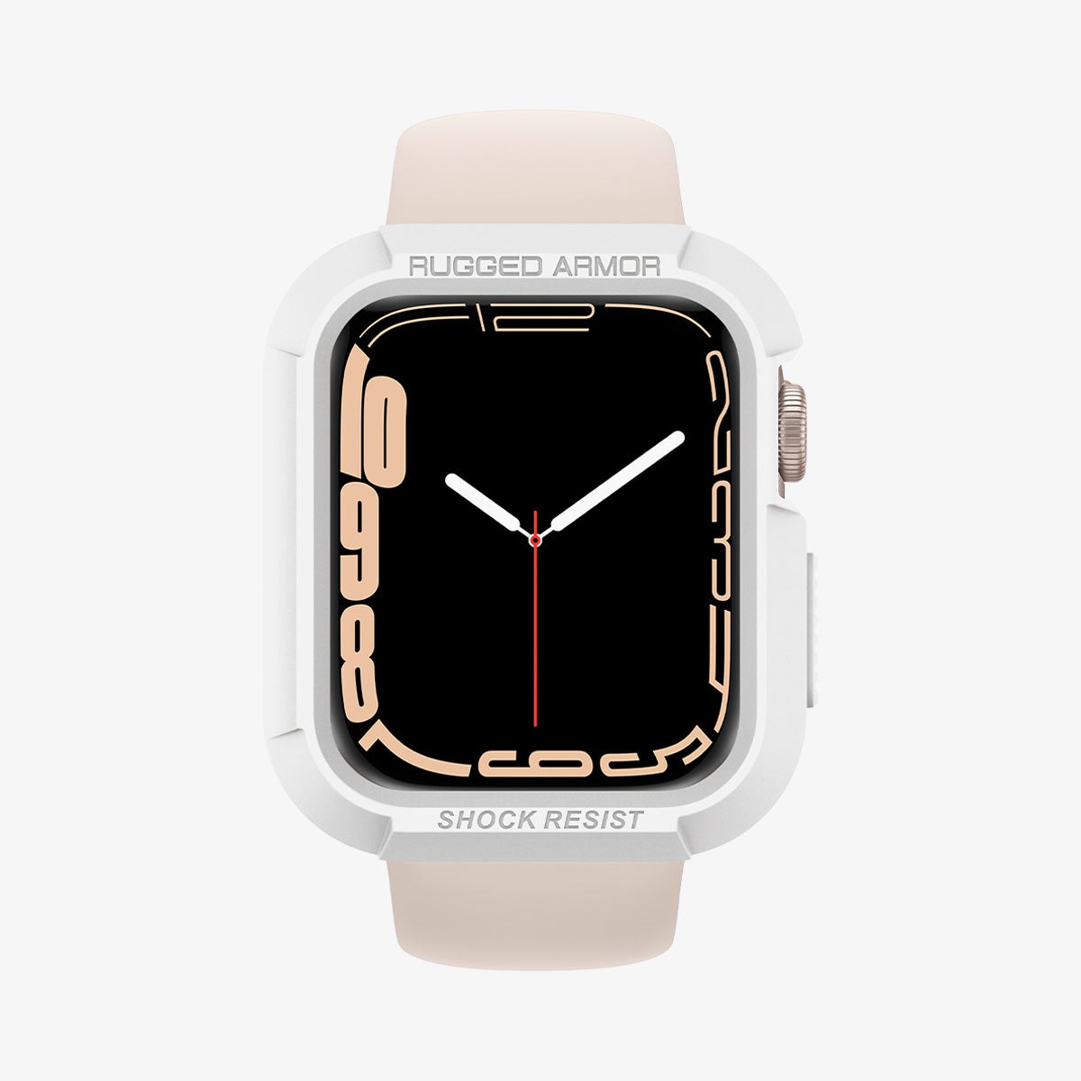 Spigen Apple Watch 41mm/40mm Rugged Armor case - White - image 1