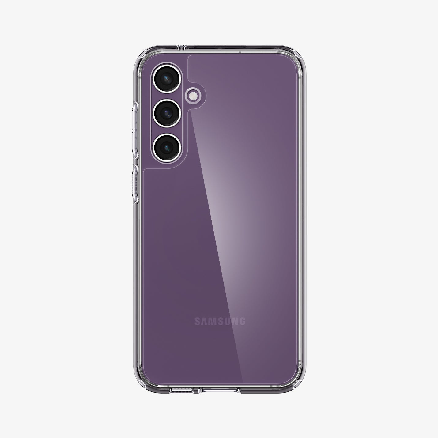 ACS06371 - Galaxy S23 FE Case Ultra Hybrid in crystal clear showing the back