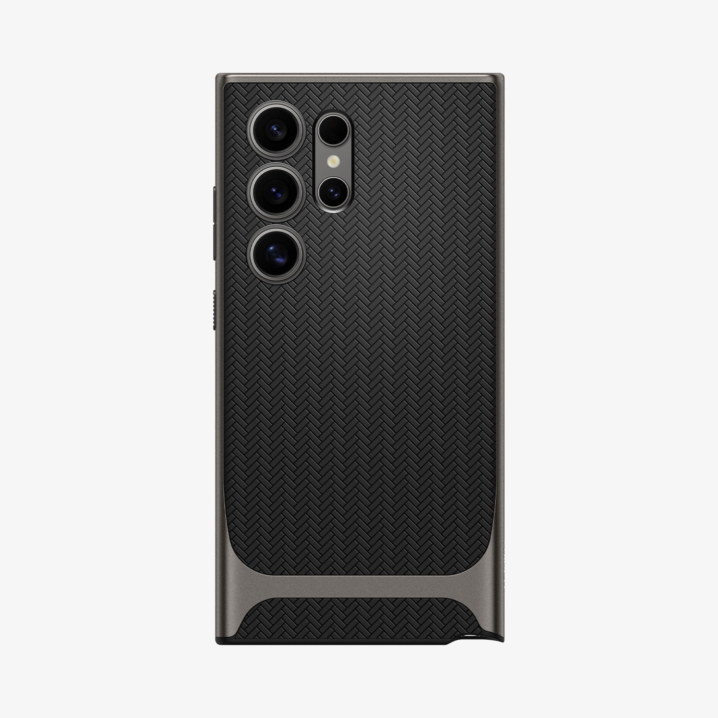 ACS07304 - Galaxy S24 Ultra Case Neo Hybrid in Black showing the back