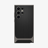 ACS07304 - Galaxy S24 Ultra Case Neo Hybrid in Black showing the back