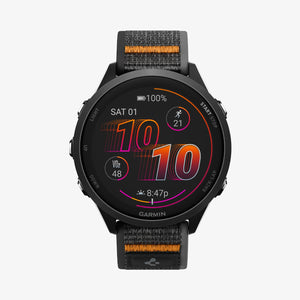 Spigen Garmin 22mm Quick Release Watch Band – Athlex Air — Active Black Orange, product view