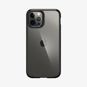 ACS01618 - iPhone 12 Pro Max Case Ultra Hybrid in crystal clear showing the back