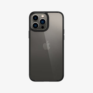 ACS03204 - iPhone 13 Pro Max Case Ultra Hybrid in crystal clear showing the back