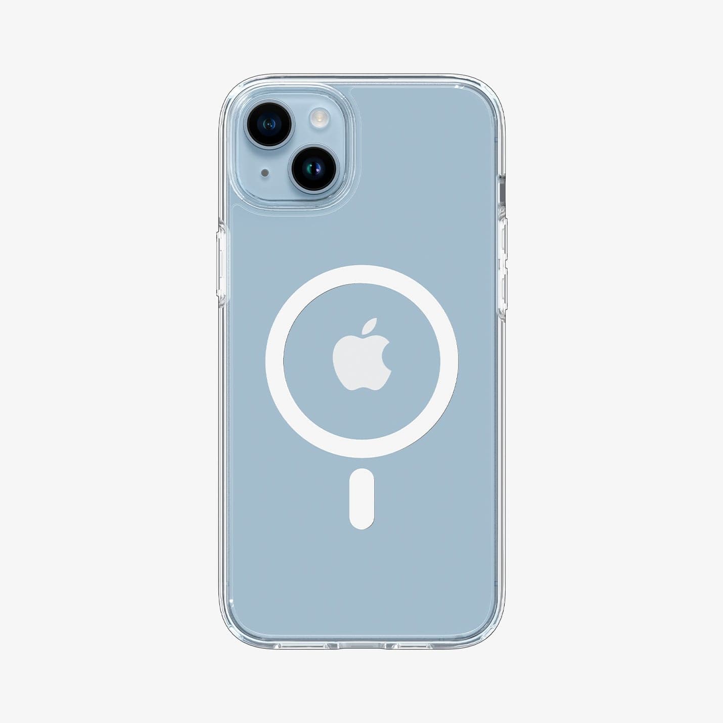 ACS04825 - iPhone 14 Pro Max Case Ultra Hybrid (MagFit) in white showing the back