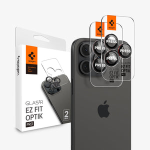 Spigen iPhone 16 Pro Max / 16 Pro Lens Protector – Optik Pro EZ Fit – L-Series product image 1