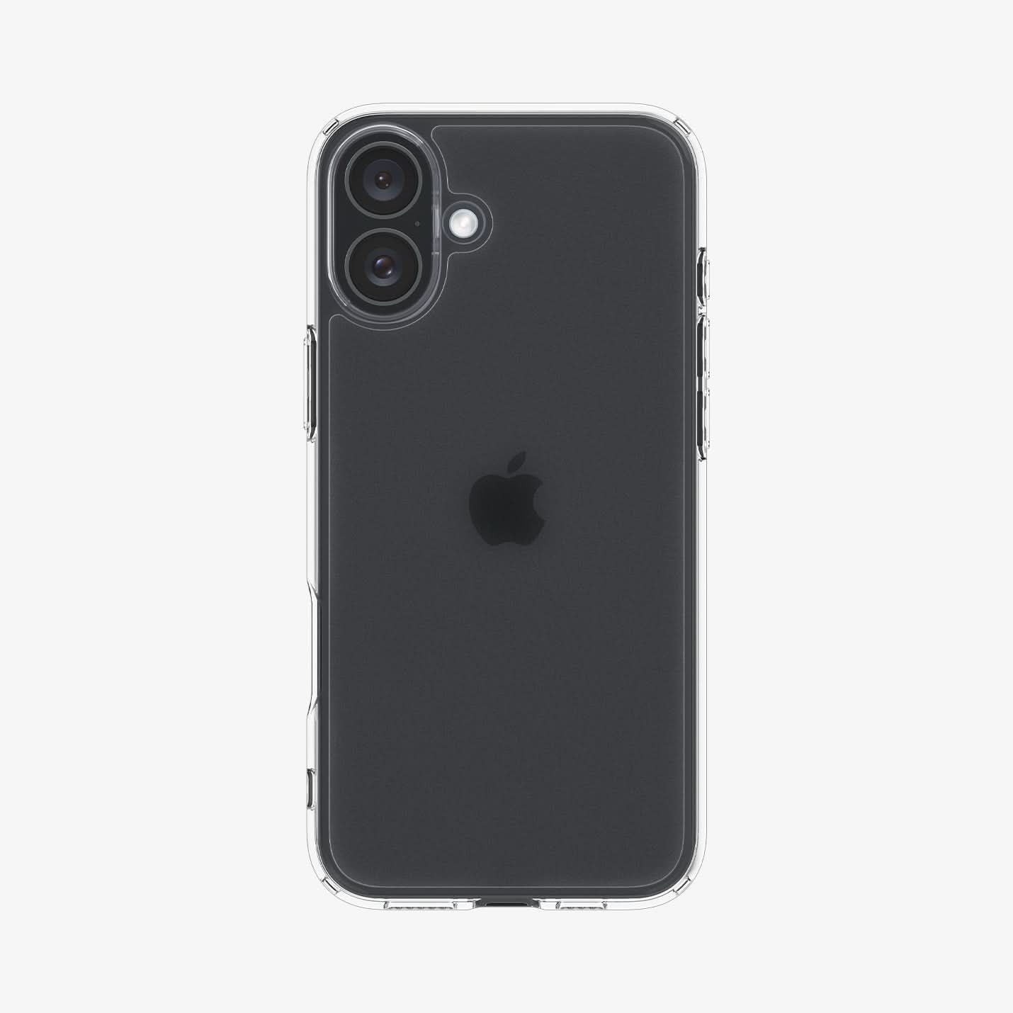 Spigen iPhone 16 Plus Case – Ultra Hybrid – Frost Clear – rear view main image