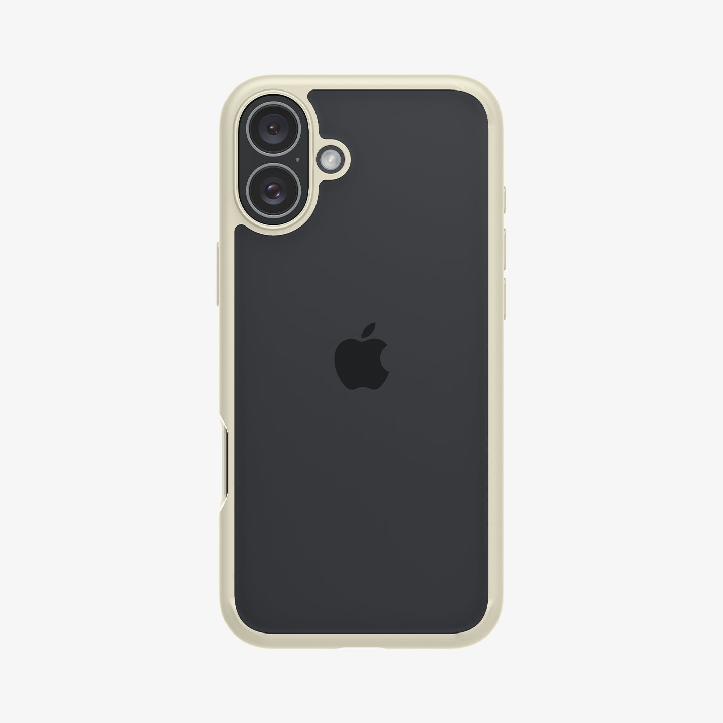 Spigen iPhone 16 Plus Case – Ultra Hybrid – Mute Beige – rear view main image