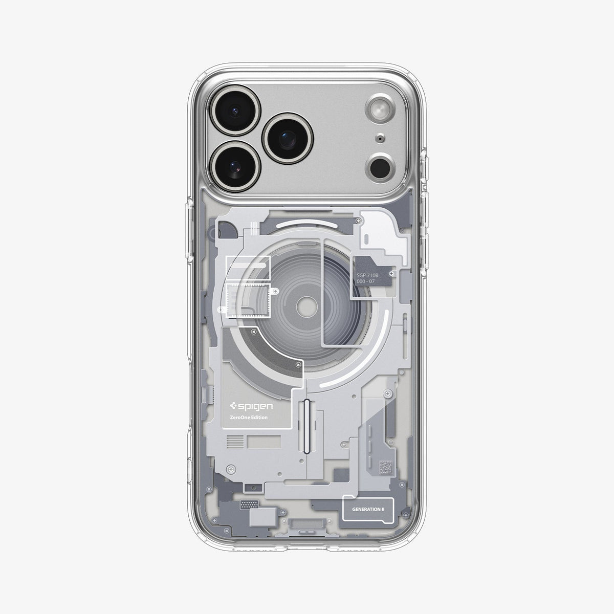 Spigen iPhone 18 Pro Ultra Hybrid Zero One (Mag Fit) - Zero One White - image 1