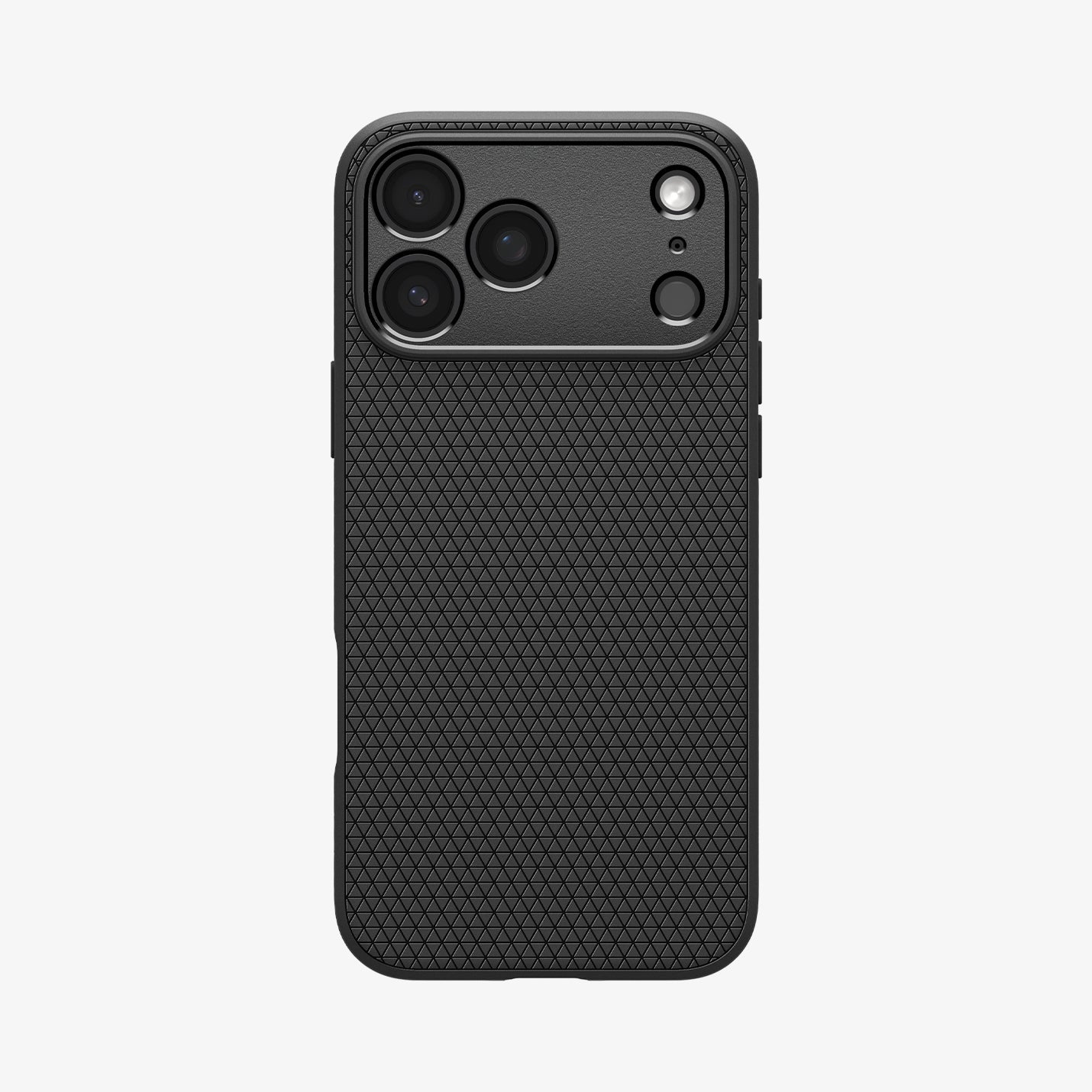 Spigen iPhone 17 Pro Liquid Air case in Matte Black – back view