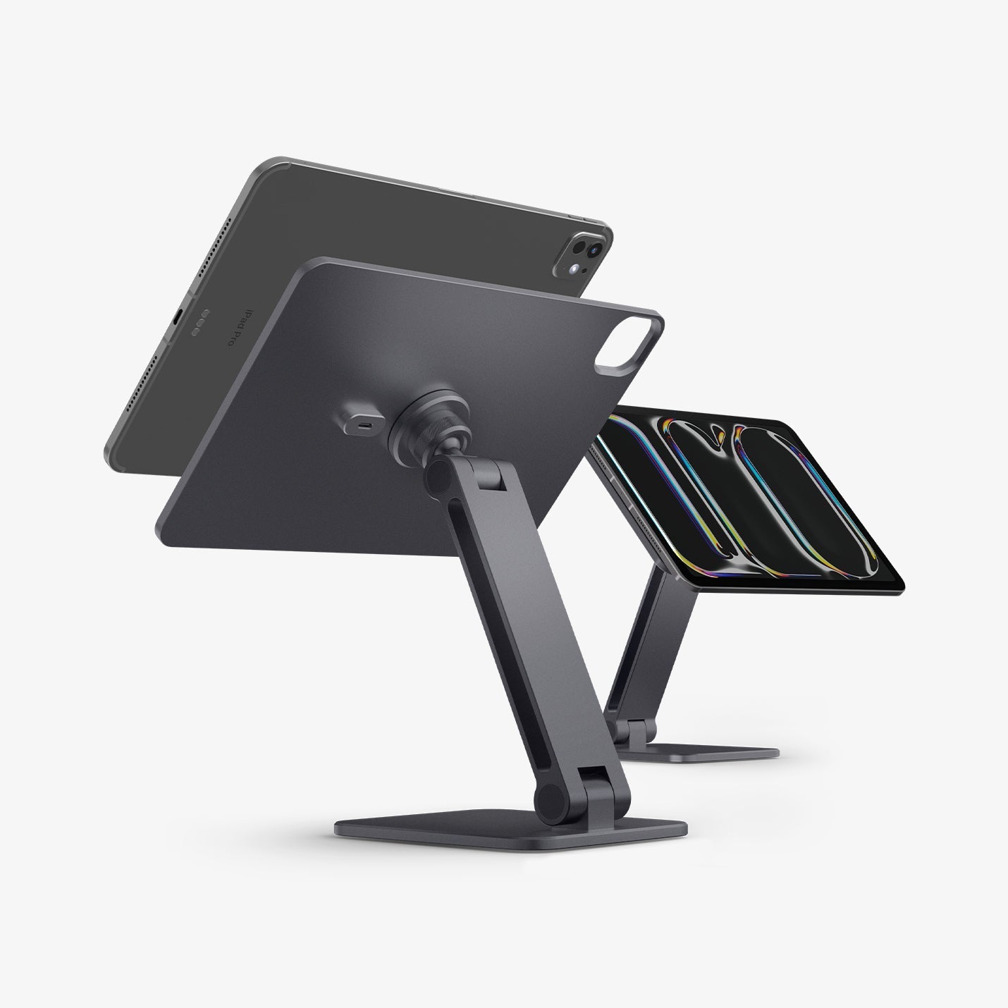 Spigen iPad Pro 11-inch (2024) Charging Stand – LD207W2 MagFit in Space Gray