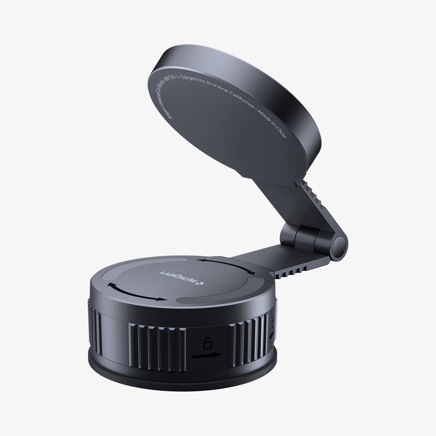 Spigen MFT35-1 MagFit adhesive dashboard car phone mount in Black
