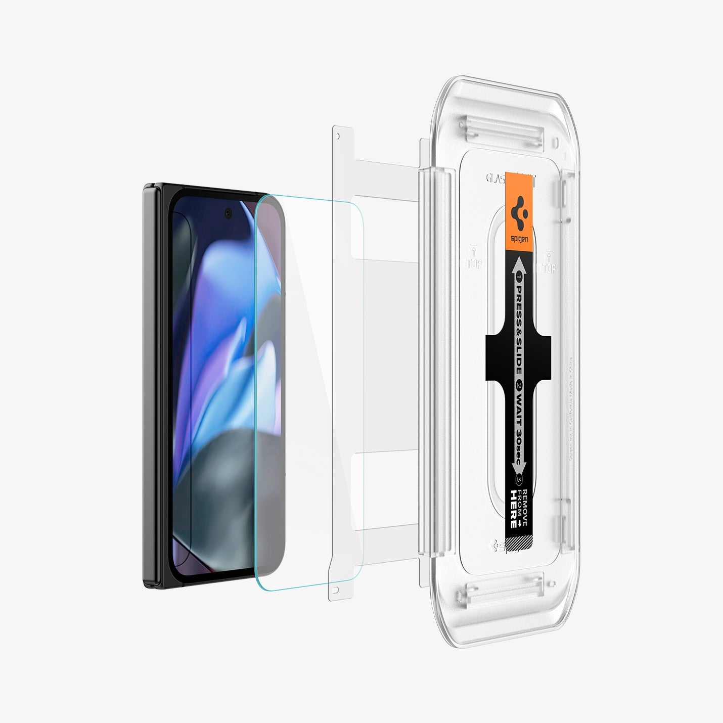 Spigen Pixel 9 Series Screen Protector GLAS.tR EZ Fit (2 Pack) view 4
