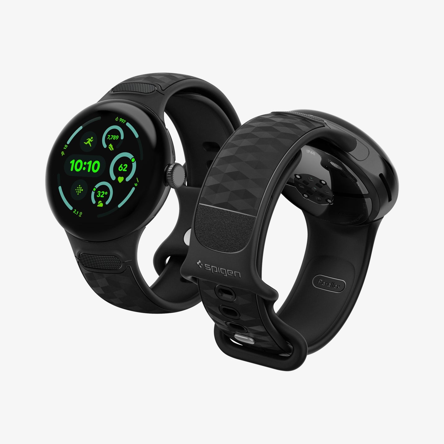 Spigen Google Pixel Watch 5 (45mm) Band – Parallax - Matte Black - image 2