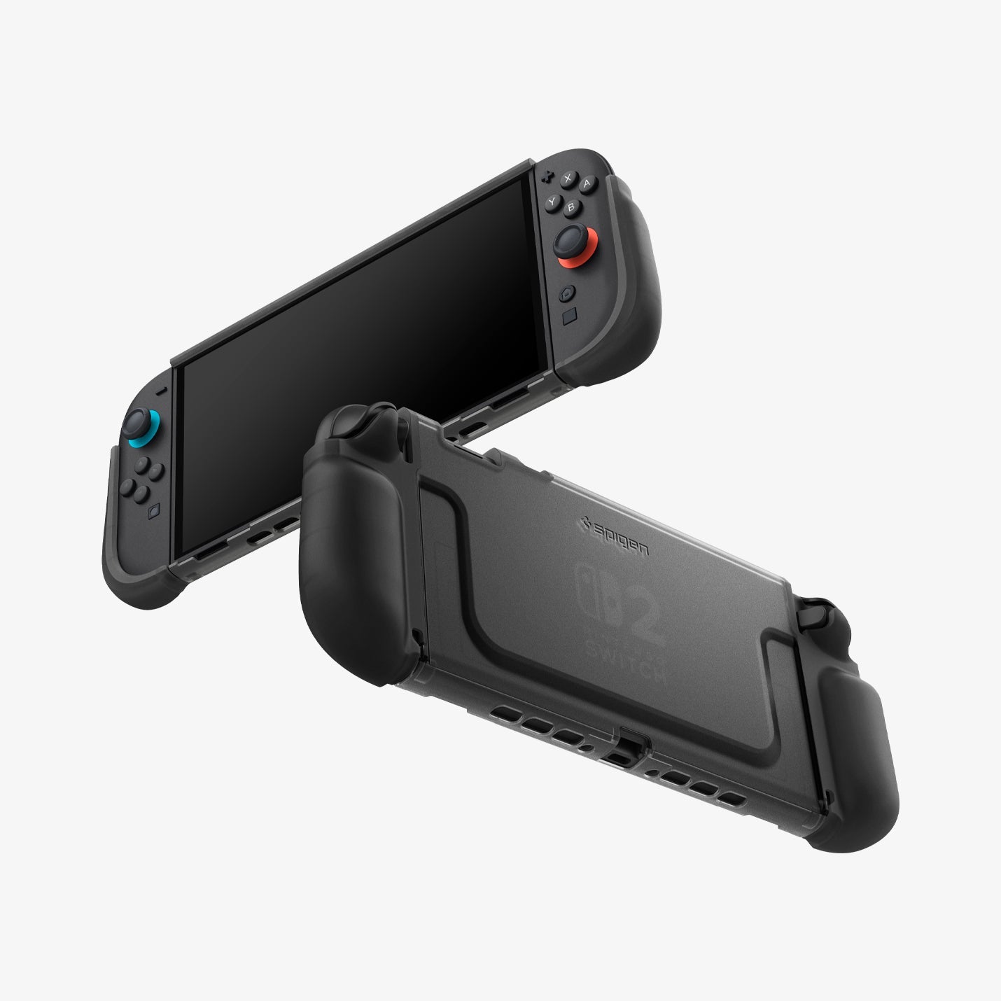 Spigen Nintendo Switch 2 Ultra Hybrid case front and rear view