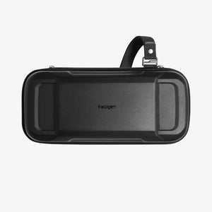Spigen Rugged Armor Pro carrying case for Nintendo Switch 2 in Black front view
