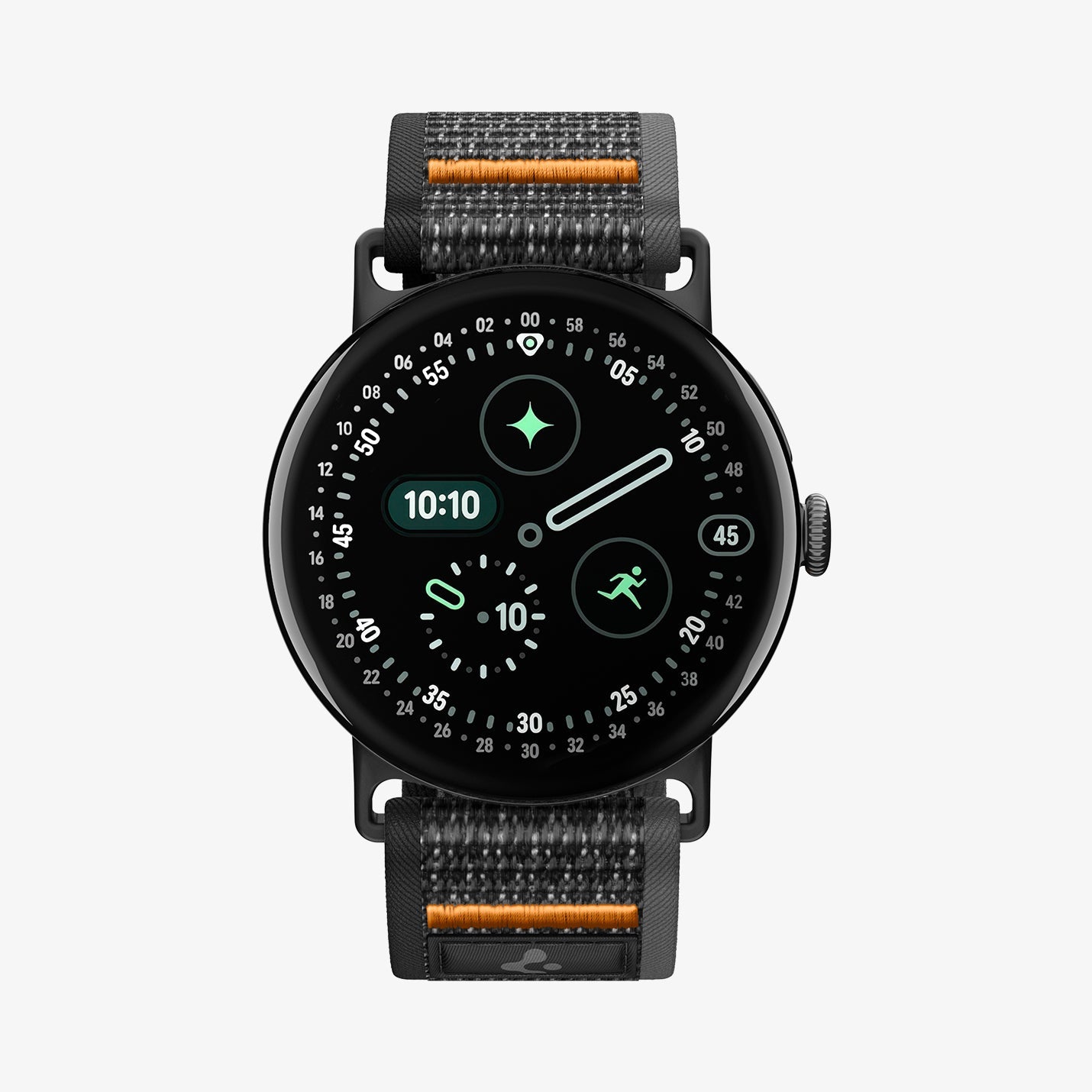 Spigen Google Pixel Watch 5 (45mm) Band – Athlex Air - Active Black Orange - image 1