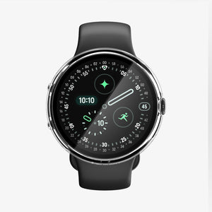 Spigen Google Pixel Watch 5 (45mm) Case + Screen Protector – Thin Fit 360 - Crystal Clear - image 1