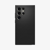 ACS07287 - Galaxy S24 Ultra Case Liquid Air in Matte Black showing the back