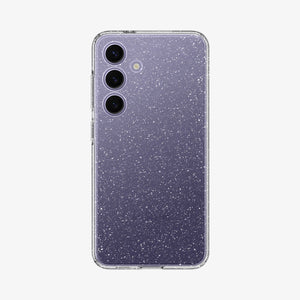 ACS07285 - Galaxy S24 Ultra Case Liquid Crystal Glitter in Crystal Quartz showing the back