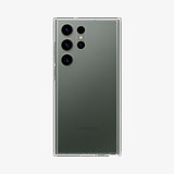ACS05617 - Galaxy S23 Ultra Case Ultra Hybrid in crystal clear showing the back