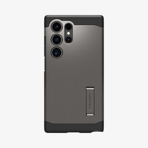 ACS07300 - Galaxy S24 Ultra Case Tough Armor in Black showing the back