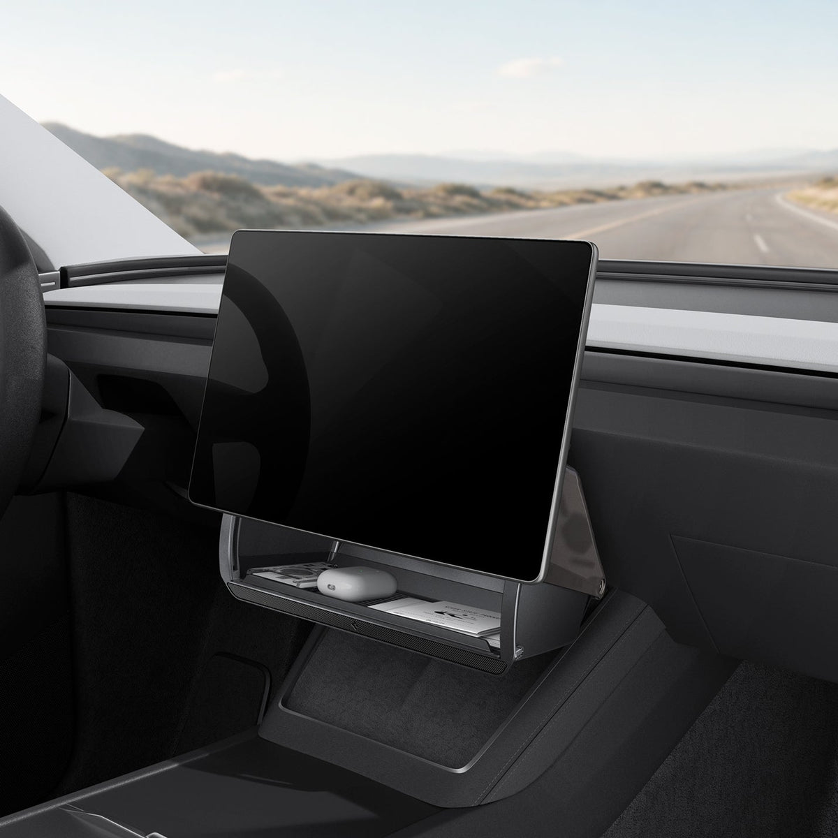 Spigen Tesla Model Y Juniper / Model 3 Highland Hidden Under-Screen Organizer – TO227JH — product view