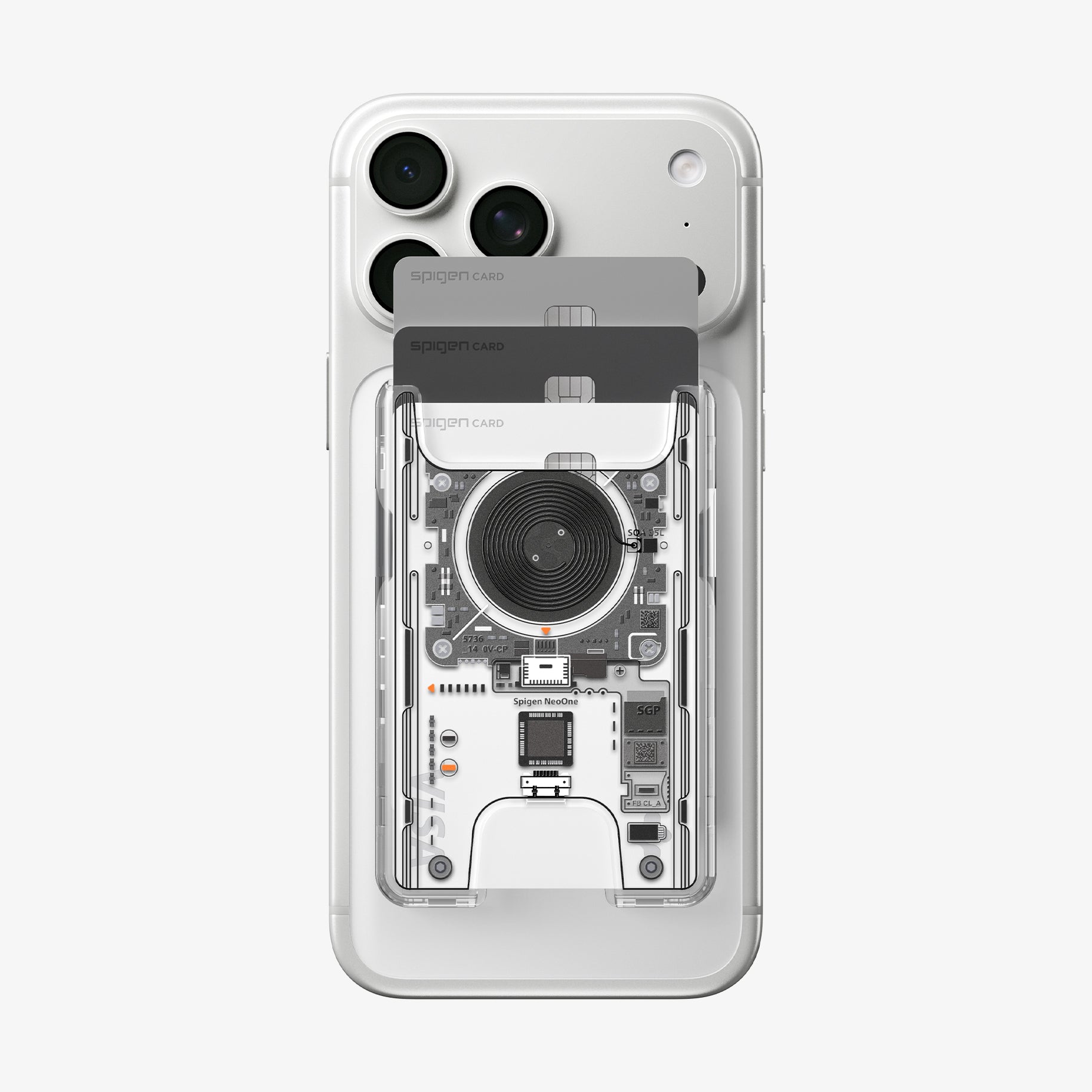 Spigen Ultra Hybrid Neo One MagFit 3-Card Wallet - product view